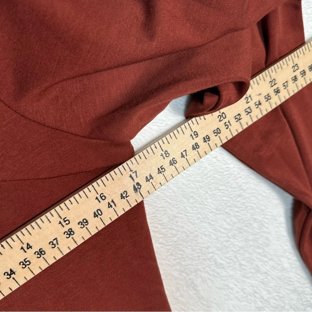 Lulu's Rust Square-Neck Long Sleeve Top size XL - Picture 5 of 8